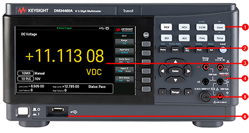 TestEquity: Keysight DM34460A Digital Multimeter, 6.5 Digit, 3 A